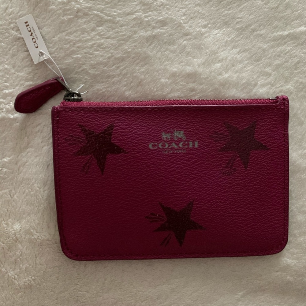 Burgundy Coach Coin Purse 👛 ❤️